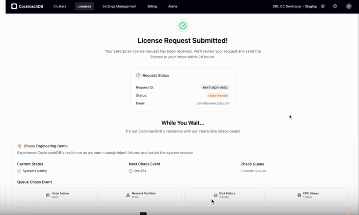 Activation flow impact